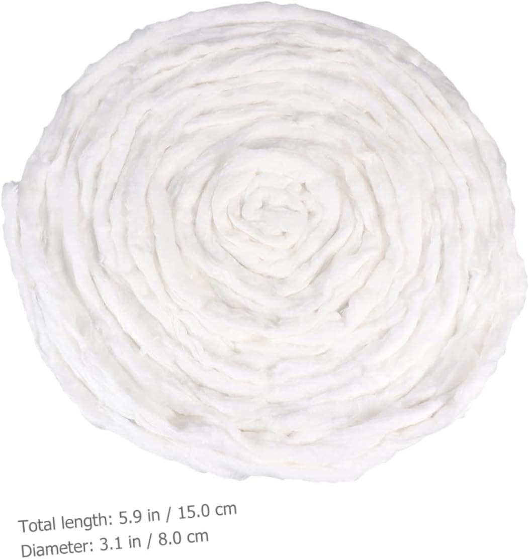 Housoutil 2bags Cotton Roll Beauty Coil Soft Cotton for Makeup Manicures and Hair Perms Bag for Salon and Home Use