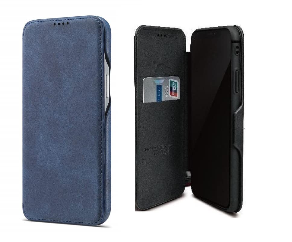 HARITECH Royal Leather Series Business Style Magnetic Flip Case Cover for iPhone 13 Mini (5.4 Inch) Blue (B09SX49WRL) Amazon Price History, Amazon Price Tracker