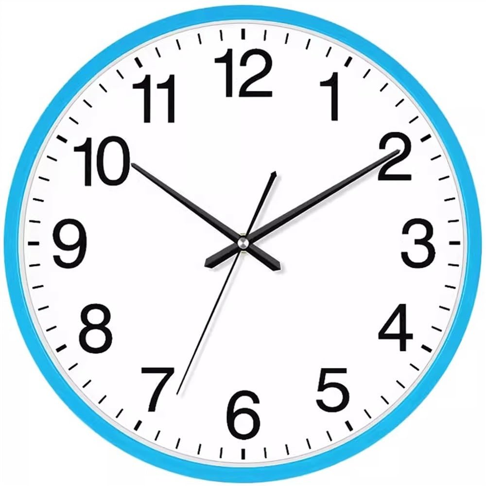 FbqLhe1ahh Office Living Room Hanging Clock, Creative and Personalized Quartz, Suitable for Rooms and Offices Decorative