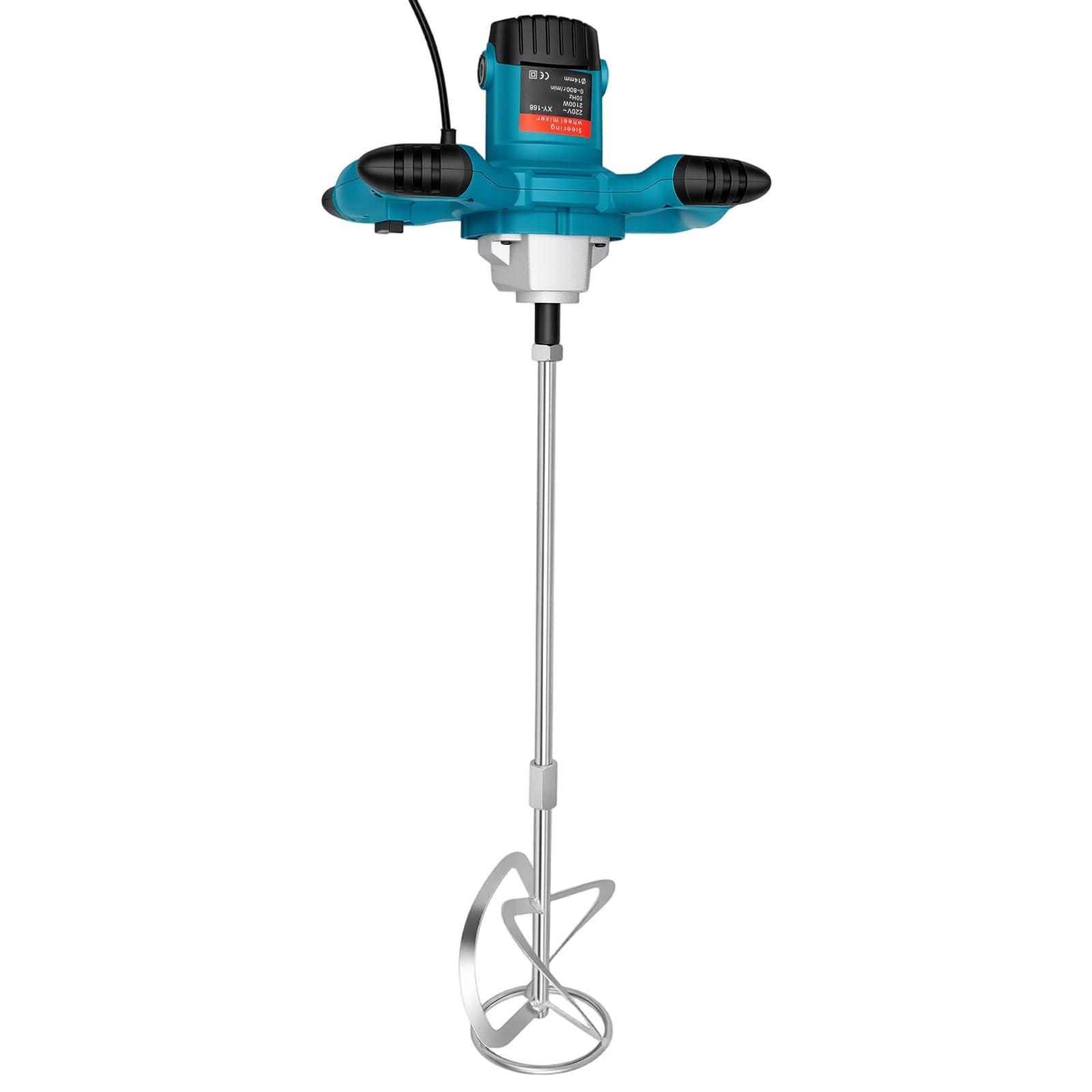 Mezclador de mortero, 2100 W, 6 velocidades, para color hormigón