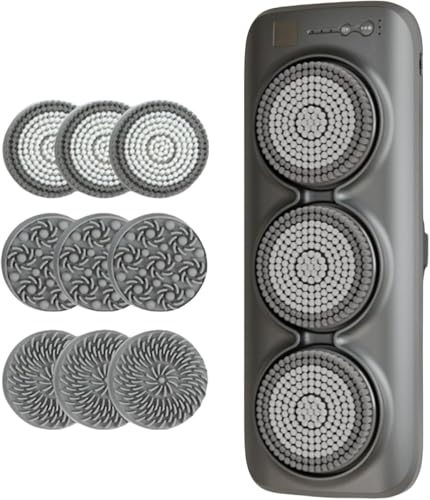Brosse de bain électrique pour le dos rotative automatique 360 degrés