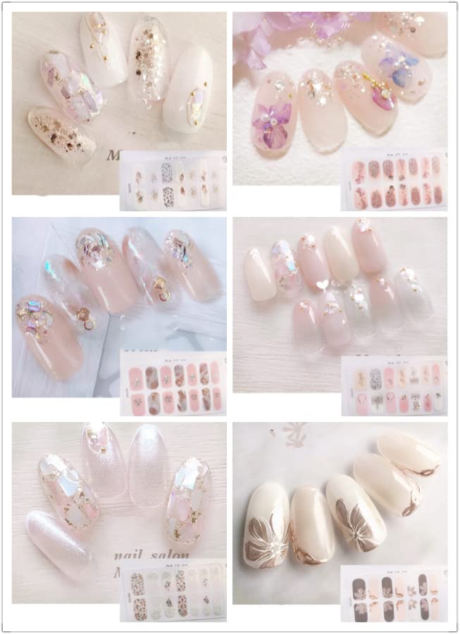 ネイルシール ネイルステッカー 手の爪 3dネイルシール 6枚 人気 可愛い Amazon.co.jp: ネイルシール 手用 6枚 3D立体感 損傷のない 手の