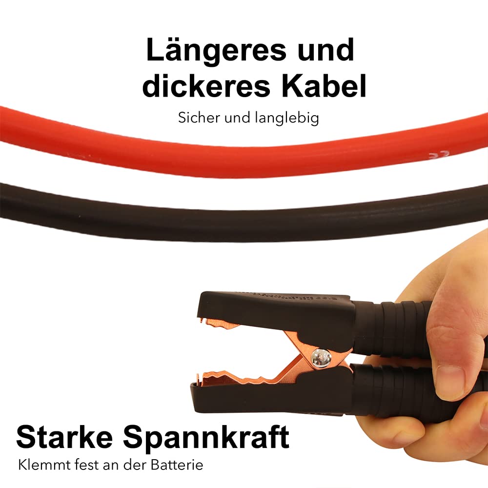 Melko Kabel rozruchowy do samochodu osobowego, kabel rozruchowy 1000 A