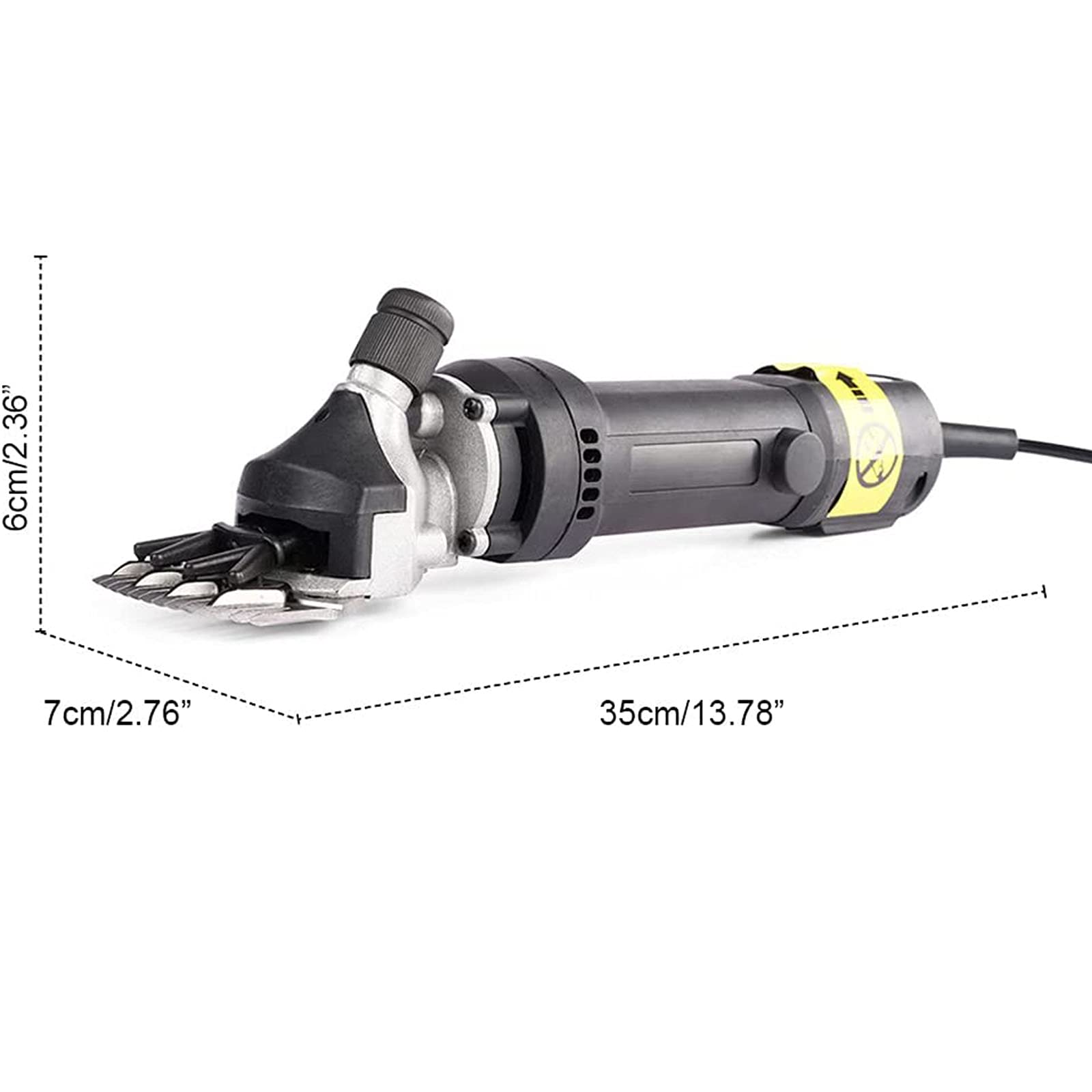 Cesoie elettriche per pecore da 690 W, regolabili a 6 velocità, portatili e leggere con custodia per il trasporto per pecore, capre, lama, cavallo, alpaca, pelo spesso e animali resistenti, toeletta