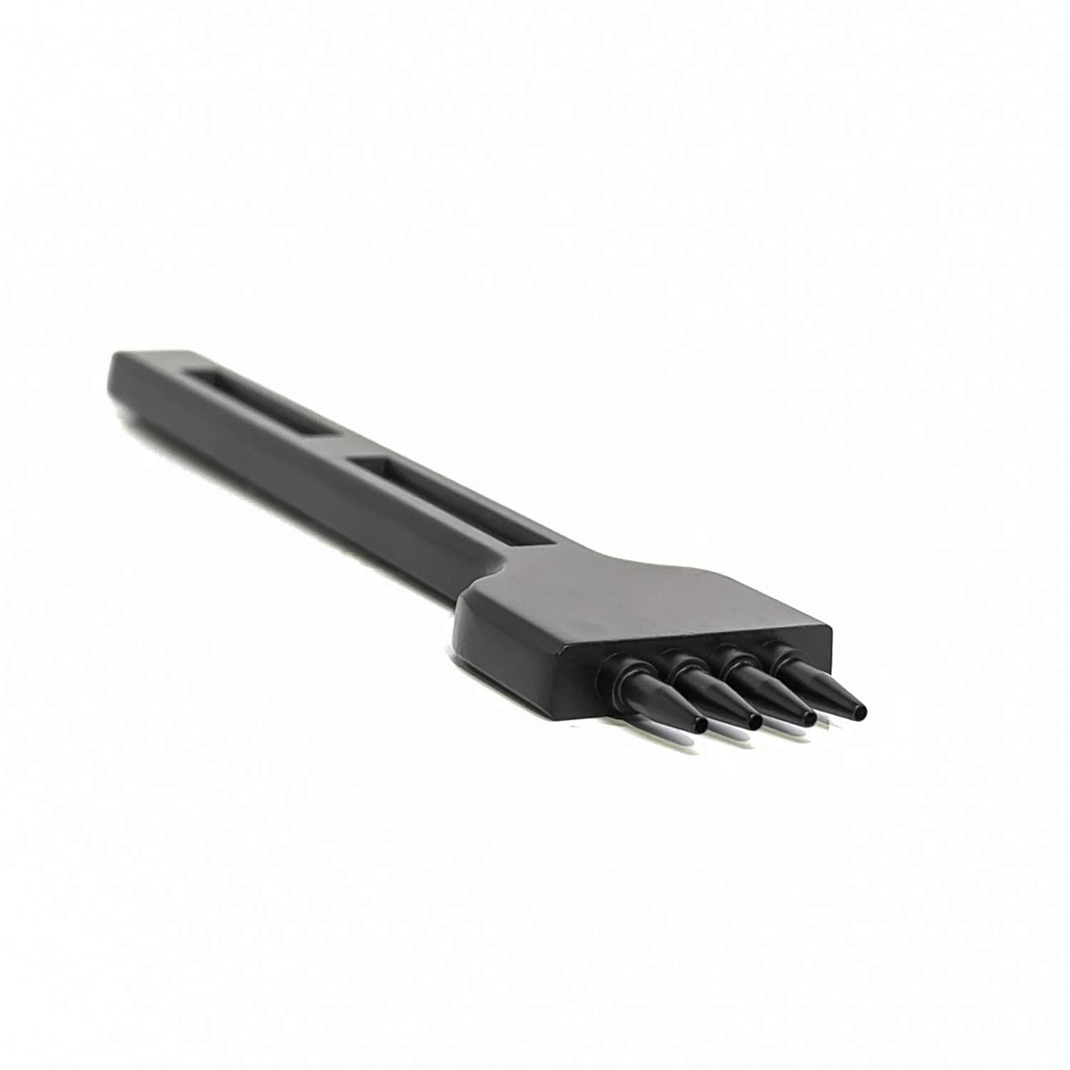 6mm 2/4/6 Claw Tooth Leather Stitching Chisels Round Hole Punching Tool Set for DIY Leather Craft