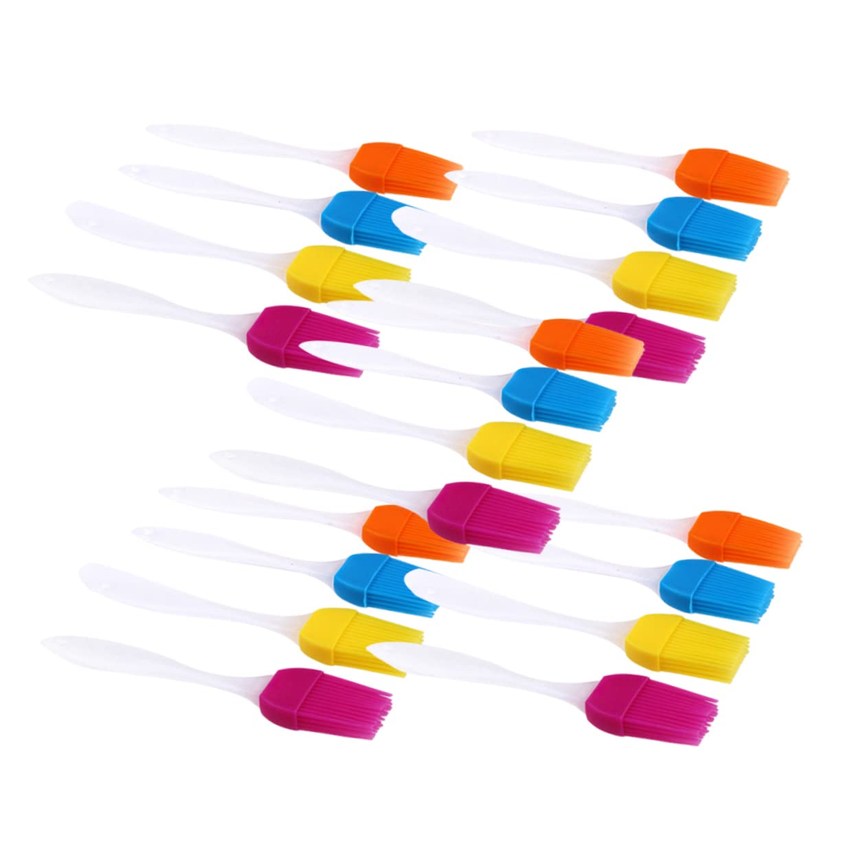 ABOOFAN Silicone Basting Brush 20 Pcs Baking Pastry Bbq Kitchen Utensil Set Random Colors