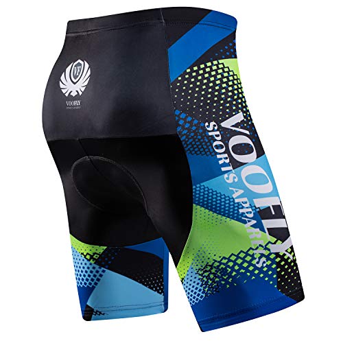 image for voofly Padded Bike Shorts for Men Mountain Biking Clothing Bicycle Cyc
