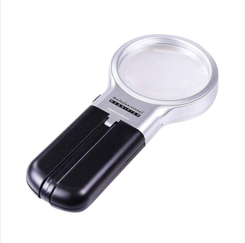 Amazon.co.jp: 虫眼鏡、3X 10LEDライト70mm超 度軽量手持ち拡大鏡