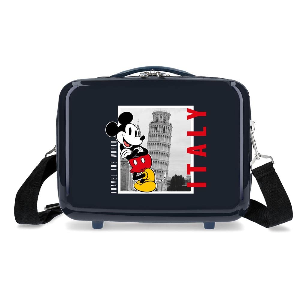 Disney Mickey et Minnie Travel Cabin Toilet Bag White Rigid ABS Joumma Bags