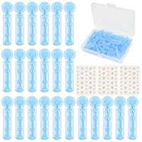 100er Pack Einweg Akne Pickel Nadeln - Tragbar Whitehead-Mitesser-Entferner-Set, Einweg Akne Pickel Nadeln mit 108 Aufkleber, Sterile Pickelnadeln für Gesichtsfehler Schönheitssalon zu Hause