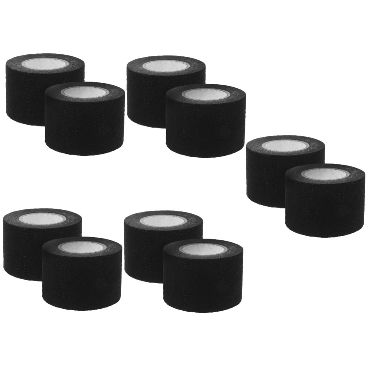 Ciieeo 5 Series Cinta De Tela Gaffer Tape Electrocinta Cable De Colores Manga Cinta Electrica Automotor Cinta Aislante De Tela Telar De Alambre Automotriz Franela Black 2 Rollos*5