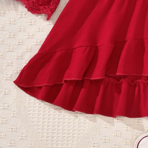 Image of fioukiay Toddler Girls Fall Winter Outfit 18 Months - 6T