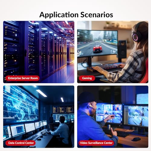 Image of AV Access HDBaseT 3.0 HDMI KVM Extender, Uncompressed 4K@60Hz 4:4:4 Upto 330ft, Zero Latency, USB 2.0 Remote Control, HDR /Dolby Vision, Audio De-Embed, PoH, for Server Room, Gaming & AV Installations