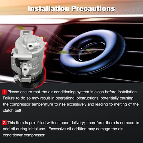 Image of AC Compressor with Clutch for Honda Accord Crosstour 2.4L 2008-2015