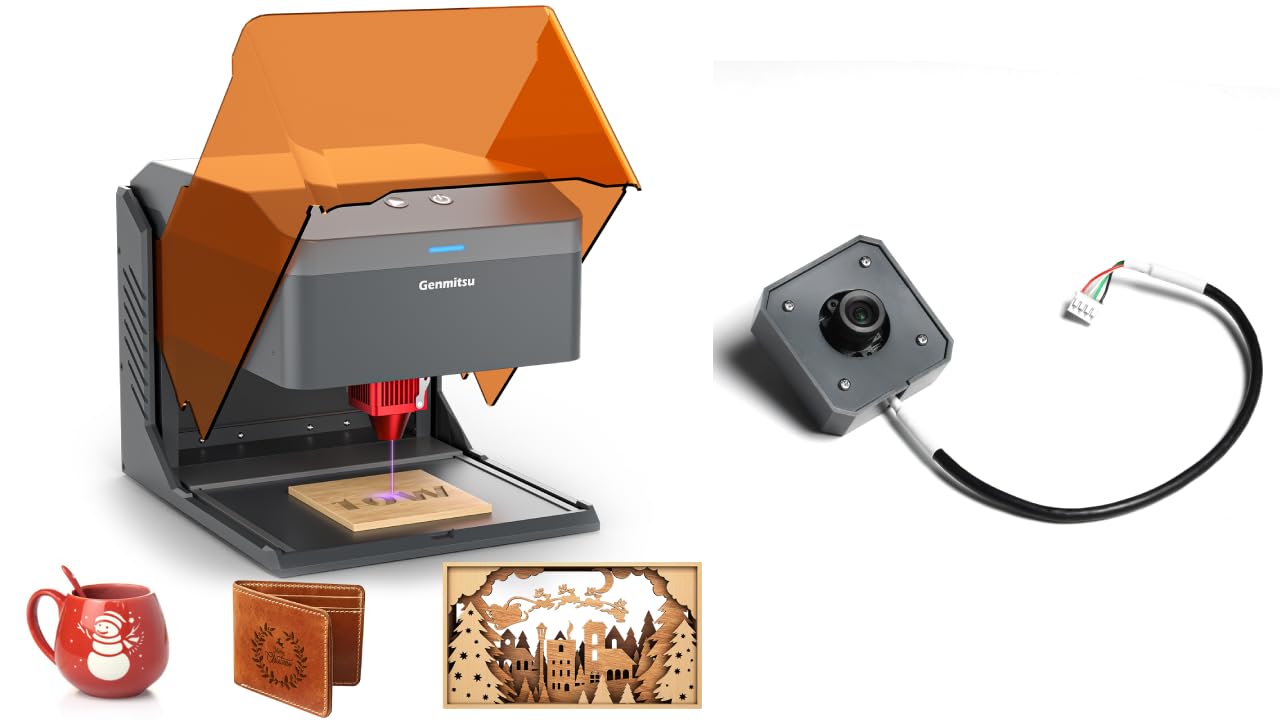 Amazon.com: Genmitsu Kiosk 10W Laser Engraver+Camera, Light Weight