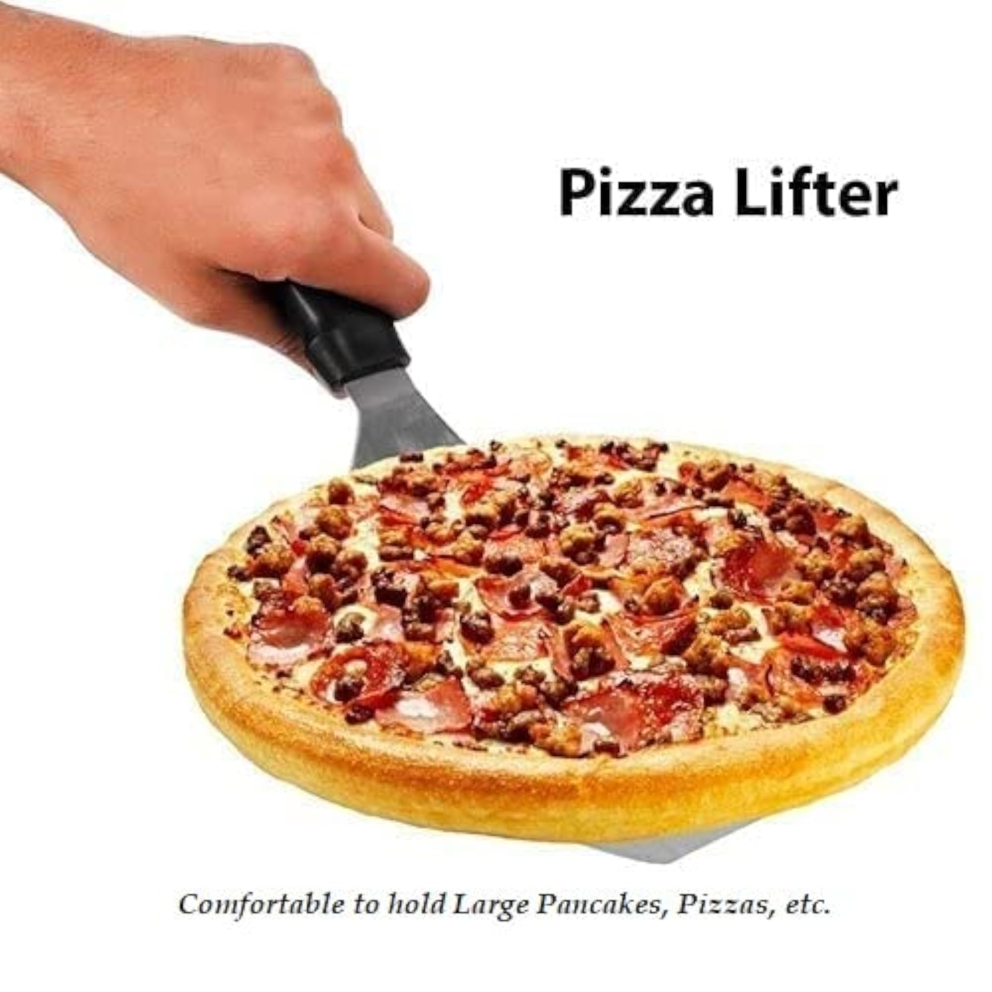 Steel Pizza Lifter Spatula, 34cm, Kitchen Essential