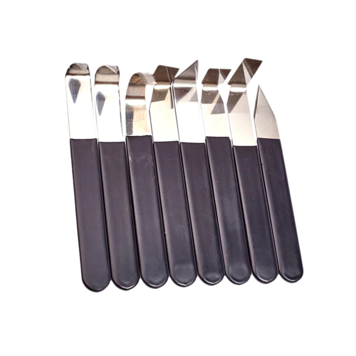Didiseaon 8pezzi Attrezzi per Argilla in Acciaio Inossidabile Strumenti per Scultura Ceramica Compatti e Resistenti Accessori DIY per Modellazione Argilla e Modellabile