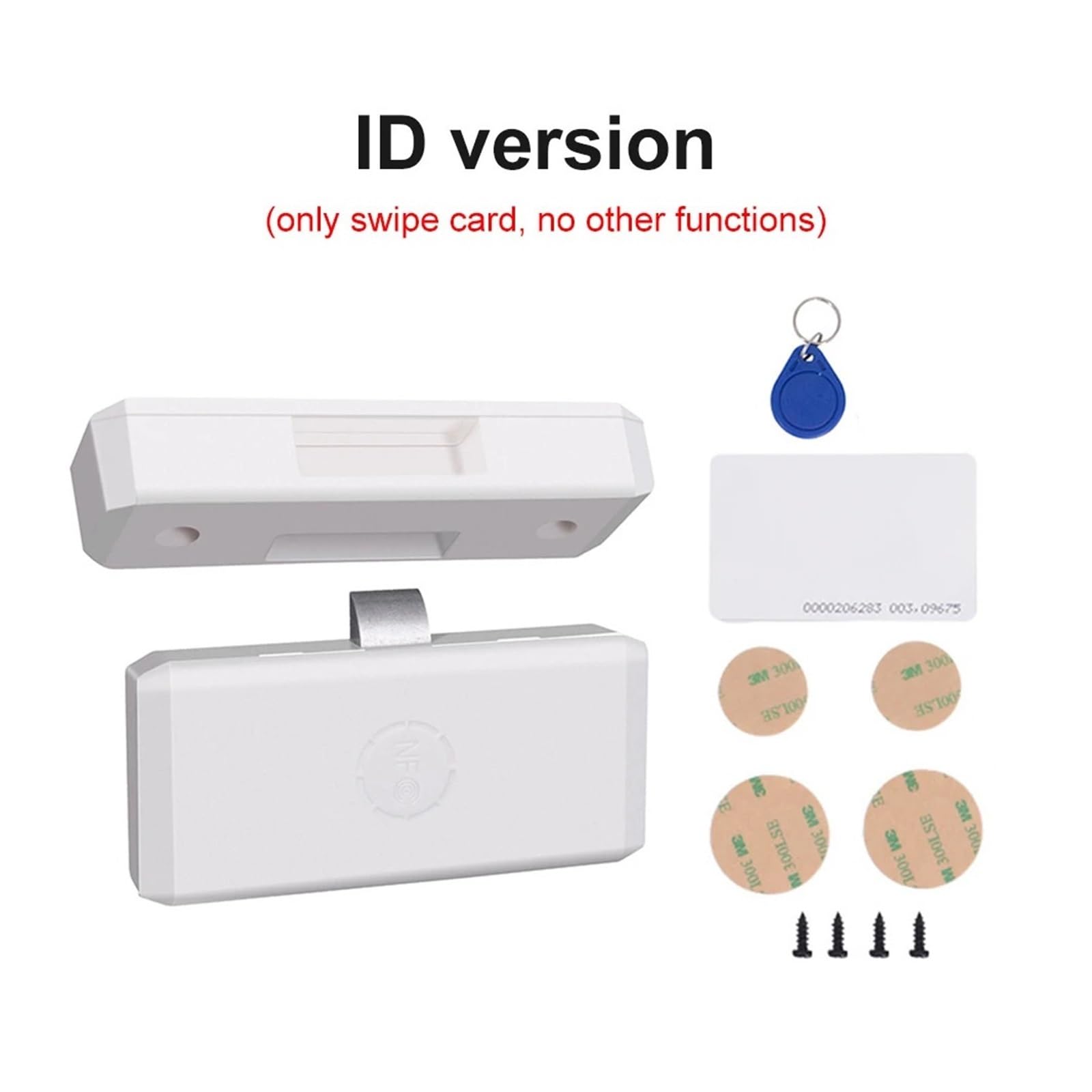 Bezkluczykowy zamek do szuflady Dowód osobisty/pilot z aplikacji Tuya Zgodny z Bluetooth Inteligentna szafka Szafa na dokumenty Niewidoczny przełącznik blokady(White EM Card Unlock)