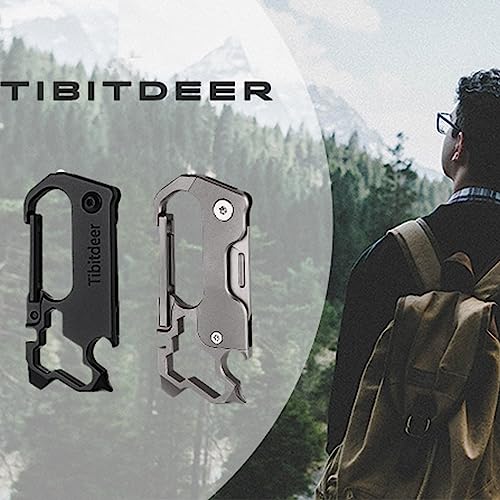 Tibitdeer キーホルダー メンズ カラビナ チタン の商品画像 1
