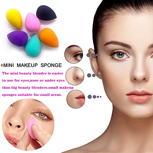Gfouns Small Mini Beauty Blender Bulk Makeup Sponge: 30 Pcs Mulit-Colored Foundation Beauty Sponge Makeup Sponges For Foundation,Blending,Make Up Sponges For Face(30 Pcs) #TOP3