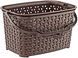 Maya Professional Tools 081090M Basket for Rattan Tongs with Handle, Brown
