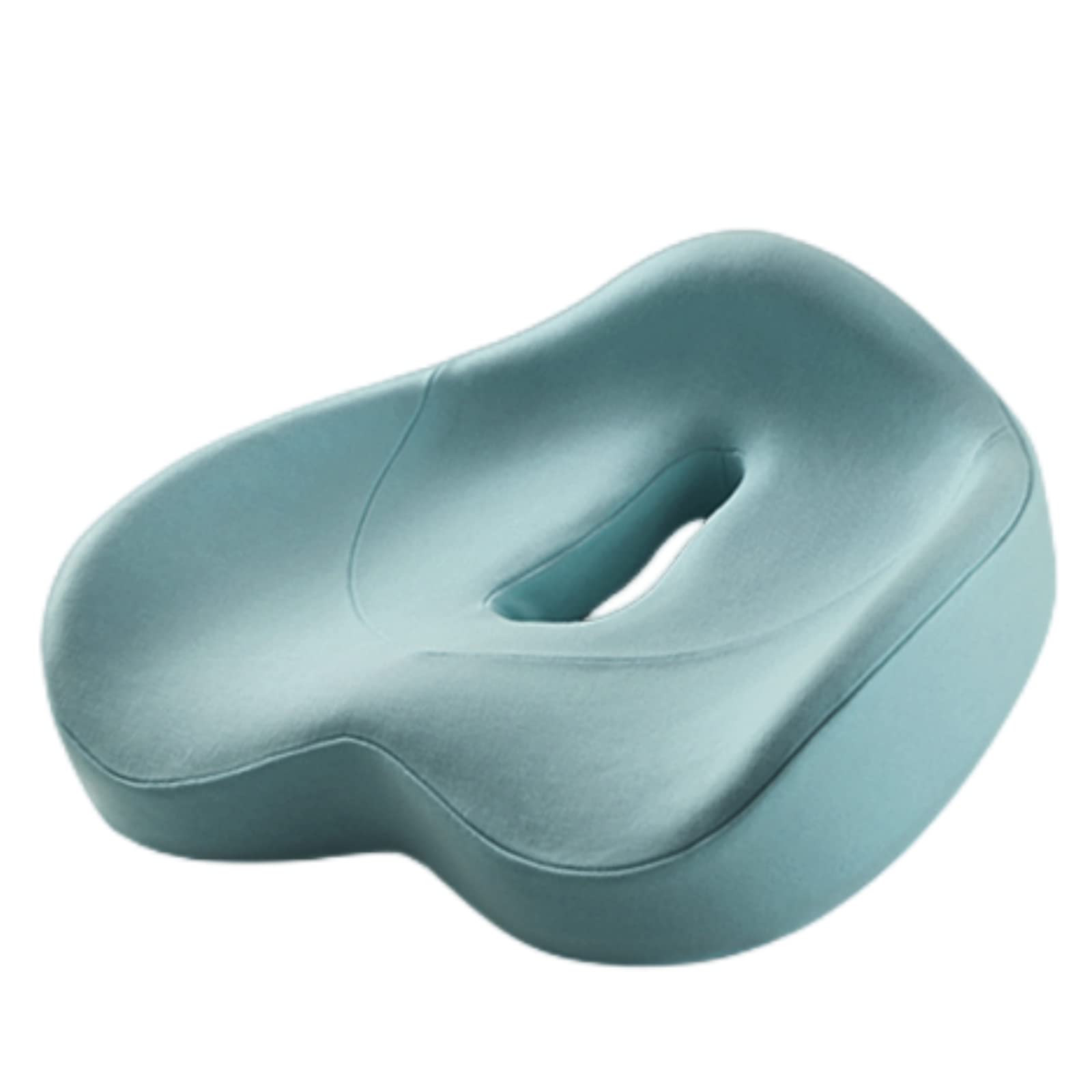 Cojín ortopédico de asiento para silla de oficina, coche y silla de ruedas, cojín de espuma viscoelástica para soporte de espalda y alivio del dolor de coxis, cojín de ciática con diseño ergonómico y