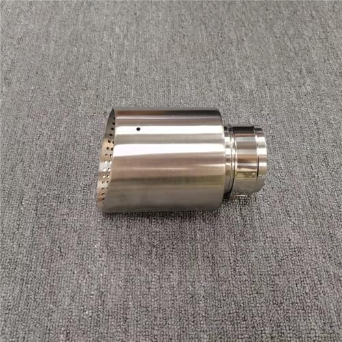 Terminales de escape de acero inoxidable mate con malla protectora para VW Golf 7 5