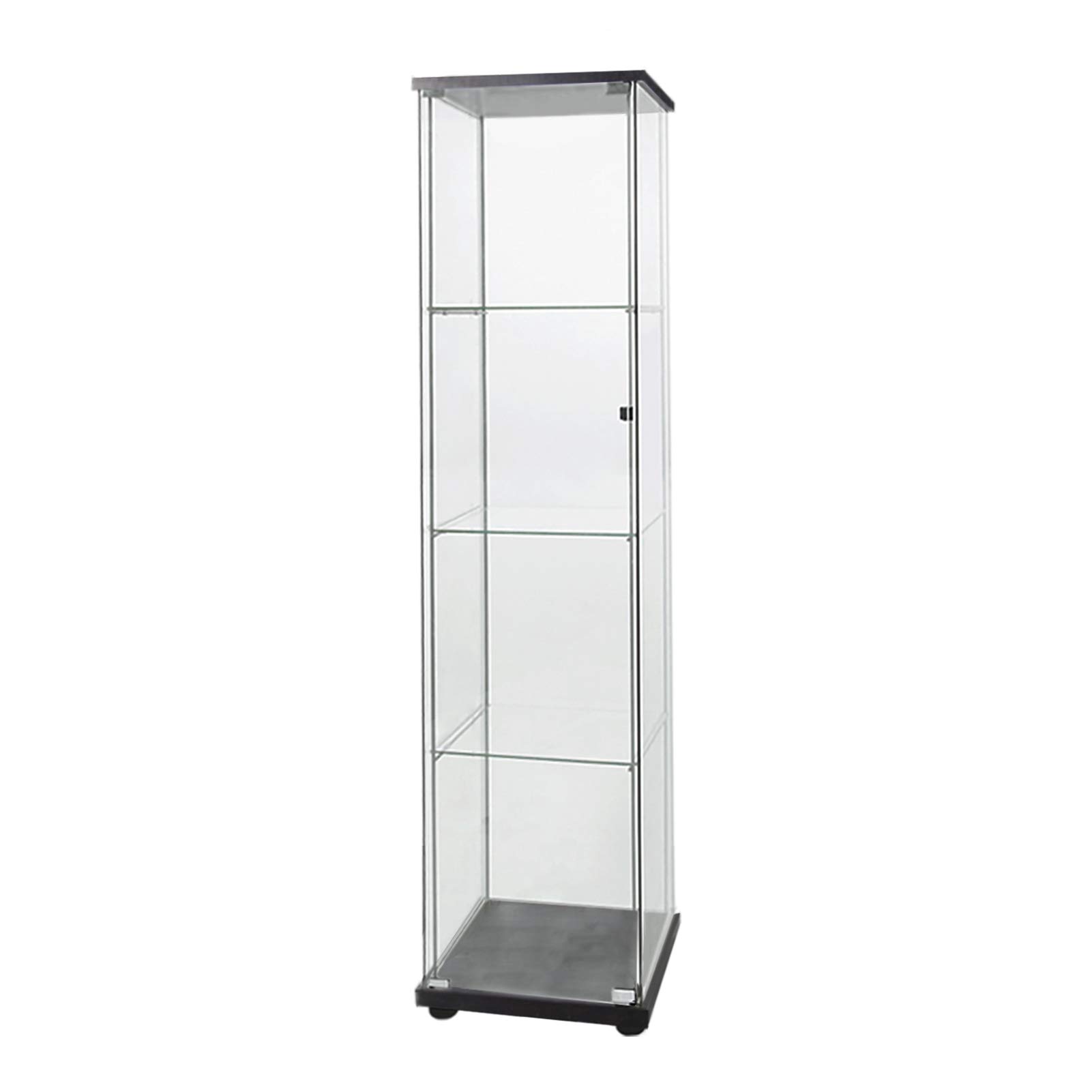 FANYUSHOW GlassDoor 4Shelf Curio Display Shelf