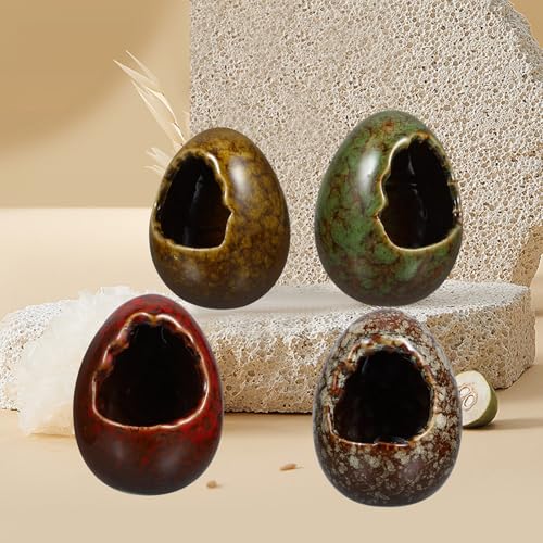 Contenedores de cerámica para hielo seco, vasos decorativos para platos de sushi y restaurantes 6