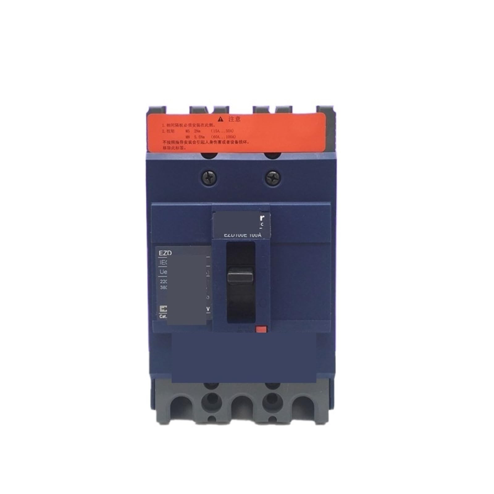 Disjoncteur boîtier moulé EZD160S3160N anti court-circuit 3P 160A 50KA