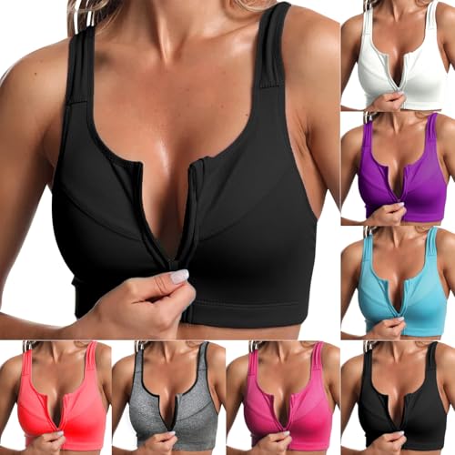 Generisch Sport BH starker Halt Sport BH Damen Frontreißverschluss Push Up Starker Halt BHS ohne Bügel Große Größen Seamless Vollschalen Bügelloser Nahtloser Bequem Bustier Atmungsaktiv Bralette Generisch Sport BH starker Halt Sport BH Damen Frontreißverschluss Push Up Starker Halt BHS ohne Bügel Große Größen Seamless Vollschalen Bügelloser Nahtloser Bequem Bustier Atmungsaktiv Bralette