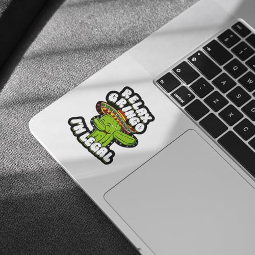 Image of 3 Pcs Relax Gringo Im Legal Sticker, Relax Gringo Im Legal Sticker for Car, Relax Gringo Calcomanias De Mexico Funny Immigrant Calcomanias Mexico Mexican Cactus Stickers for Truck Car Helmet (G1)