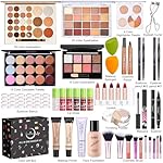 All in One Makeup Kit, Makeup Kit for Women Full Kit, Make Up Gift Set for Women, Makeup Essential Bundle Includes Foundation Eyeshadow Palette Concealer Lipstick Eyeliner Mascara Cosmetic Brush Set - Image 2