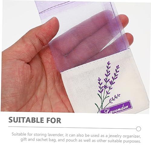 PRETYZOOM 50pcs Bolsitas de Lavanda Vacías para Aromatizar miniatura 4