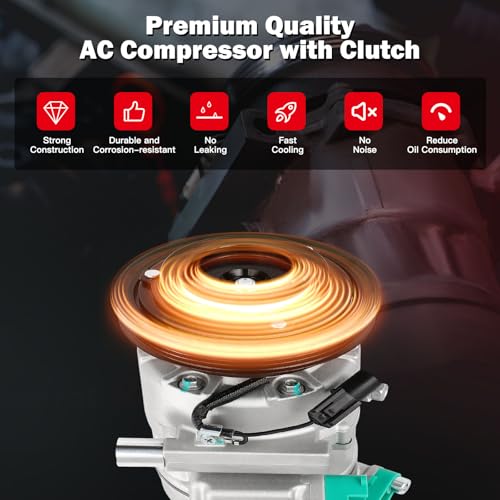 Image of Air Conditioning Compressor Fit for Hyundai Elantra 2.0L 1.8L 2007-2012