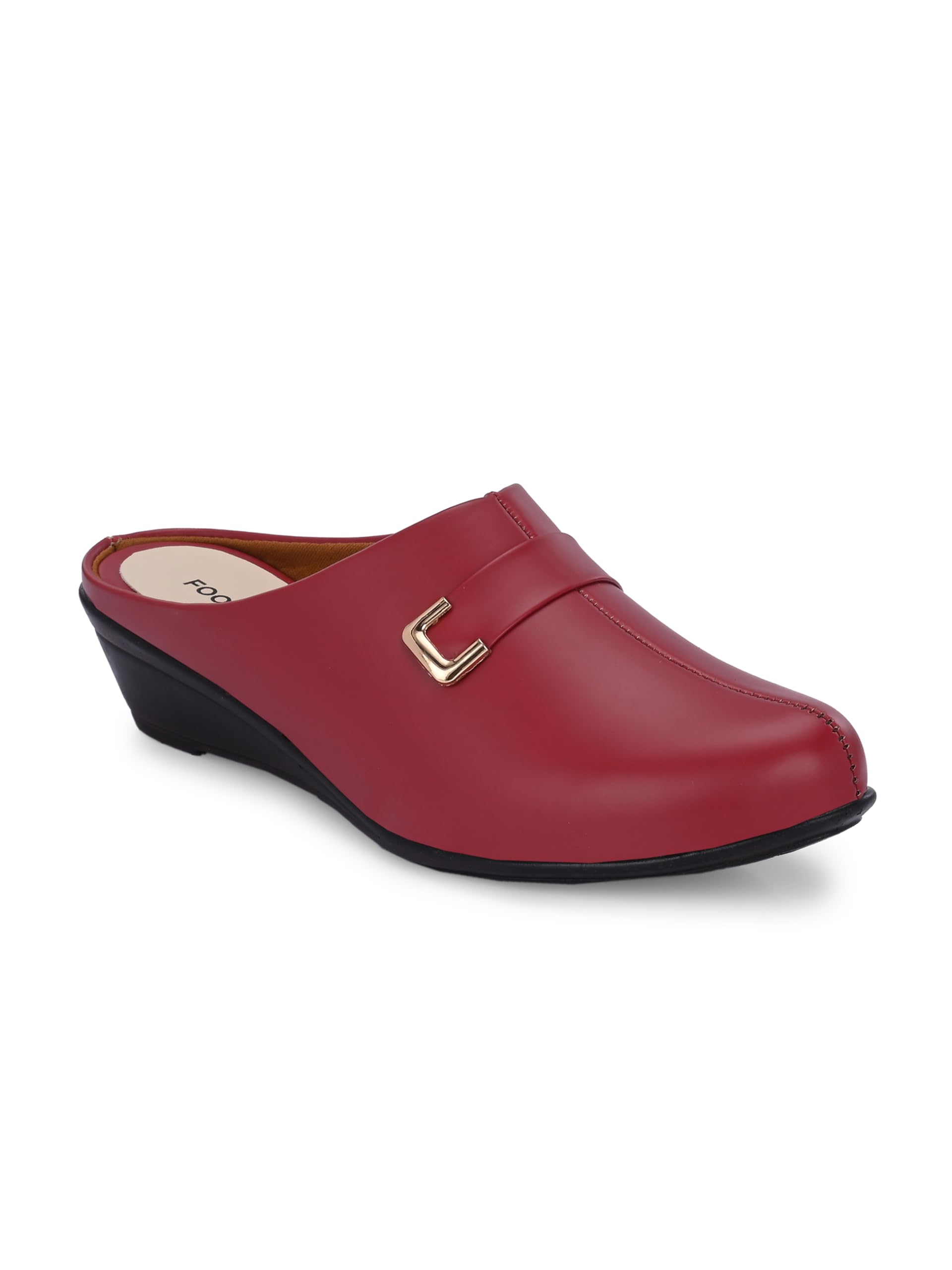 FOOTLOOSE Comfortable Slip on Backless Pointed Toe Casuals Mules - LDR-2-MAROON-36 (B0D7HJS2M1) Amazon Price History, Amazon Price Tracker