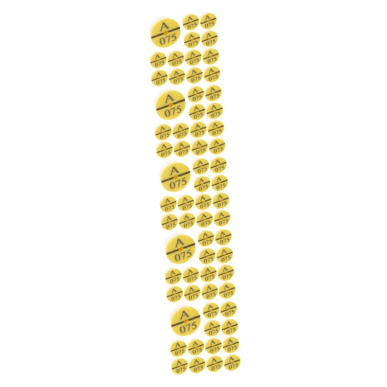 YARNOW 5 Ensembles Étiquettes D'Oreille De Lapin Étiquettes Anti-Mouches Pour Bovins Étiquettes D'Oreille Pour Vaches Étiquettes D'Identification Pour Bovins 50 pièces * 5
