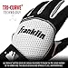 Franklin Sports Youth Teeball Batting Gloves - Youth Flex - Kids Batting Gloves for Teeball, Baseball, Softball - Black/White - Tee Ball Extra Small