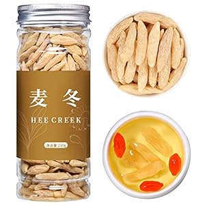 Hee Creek Ophiopogon Herb Mai Dong 8.11oz/ 230g Chinese Herb Ophiopogon Japonicus, Often Pairing with Astragalus Root American Ginseng for Nourishment, Sulfur Free, Caffeine Free éº¦å¬ éº¦å¬ç² åå®è¶åæ