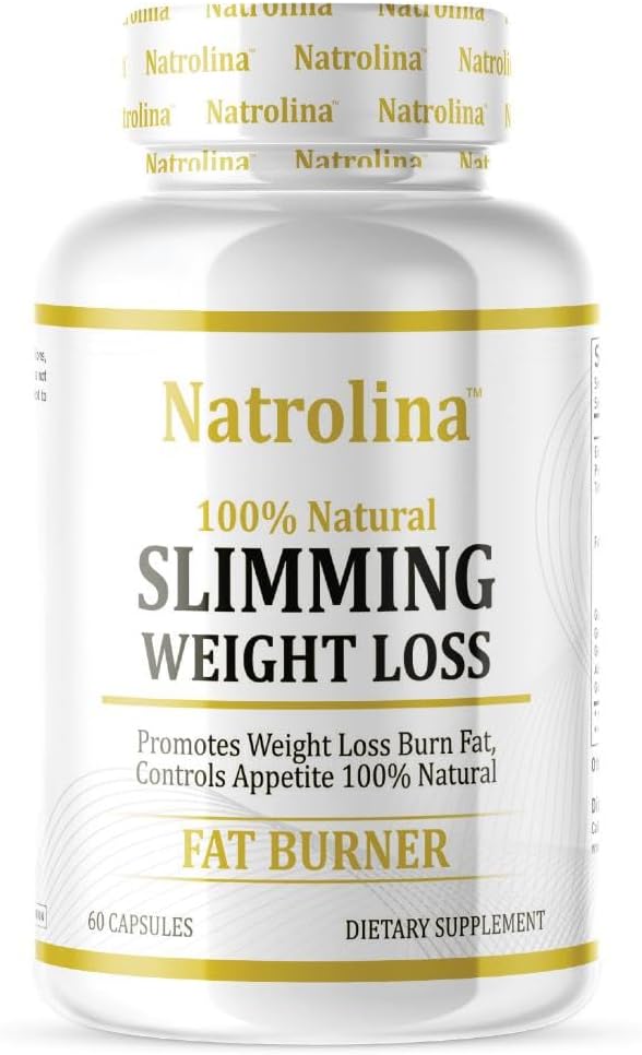 100% Natural Slimming Weight Loss Fat Burner Diet Pills 60 Capsules | Powerful Fat Burning & Appetite Suppression | Excellent for Keto Diet | Non-Prescription Weight Loss Aid Supplements