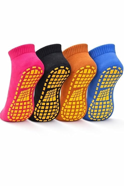 Non-Slip Yoga Grip Socks (Pack of 2)-picture-22