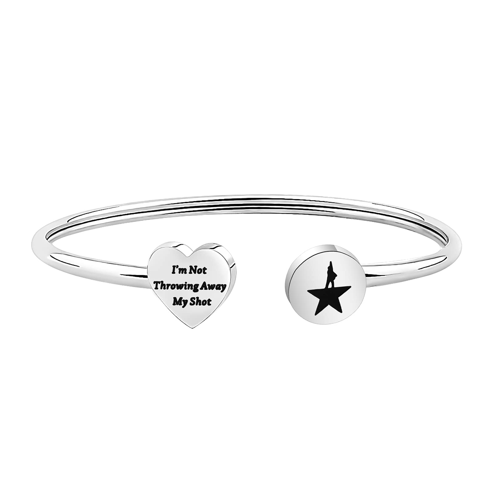 FOTAP I’m Not Throwing Away My Shot Cuff Bracelet Musical Theatre Lover Gift Broadway Theater Gift