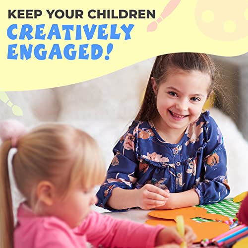 Kidsywinsy Jumbo Diy Paper Art Craft Kit | Card Making Kit With 40+ Creative Crafting Activities, 1000+ Pcs Crafted Creations | Mothers Day Craft For Kids Bulk | Birthday Gifts For Kids | Fevi Craft #TOP3
