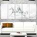Designart Running White Horses-Extra Large Animal Metal Wall Art, 28'' H x 60'' W x 1'' D 5PE Extra günstig Kaufen-Designart Running White Horses-Extra Large Animal Metal Wall Art, 28'' H x 60'' W x 1'' D 5PE