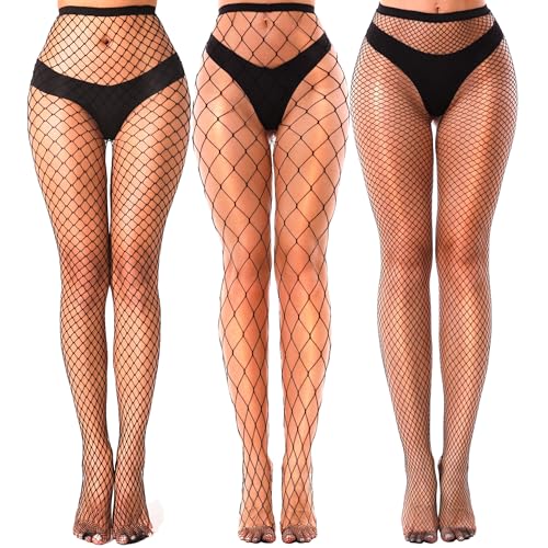 Fishnet Stockings Womens High Waist Sexy Tights for Women Mesh Stockings