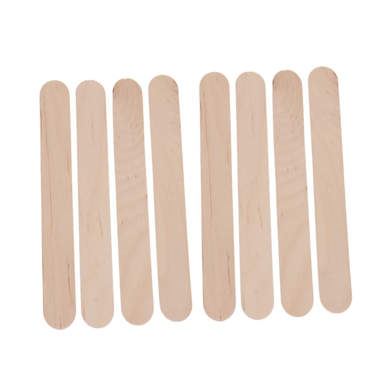 50pcs Hair Removal Wax Sticks Non-Sterile Wooden Applicator Spatula for Waxing Tongue Depressors for Facial Hair Removal and Beauty Care