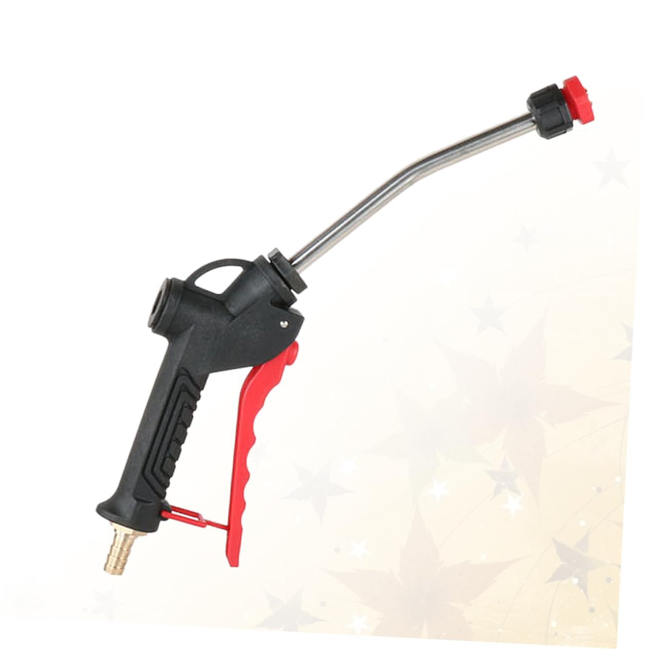 Pistola Rociadora Agua Coche, Conector 8mm, Negro, Plástico y Cobre