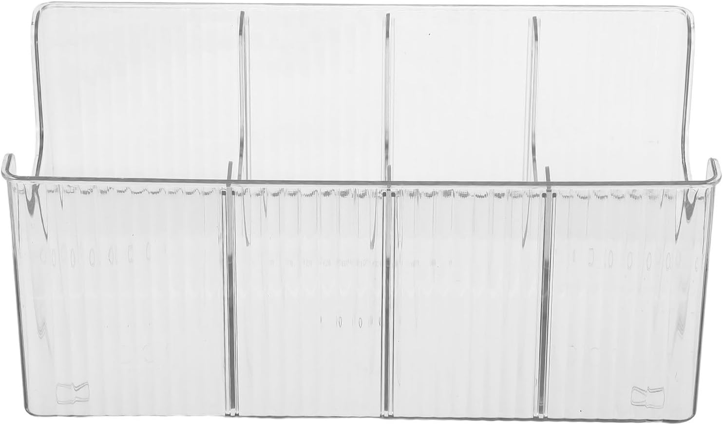 Plastic CD Storage Boxes Holds 40 Cases with Divider, 2pcs