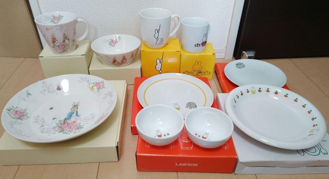 ピーターラビット プレート ６枚セット yamaka◇ヤマカ/プレート/6点セット/ピーターラビット/柄違い/お皿