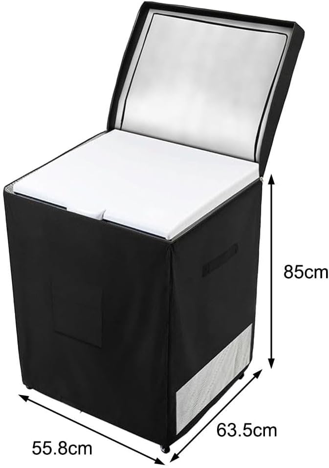 Housse de Réfrigérateur Extérieur Oxford 210D Noir 55.88 x 63.5 cm